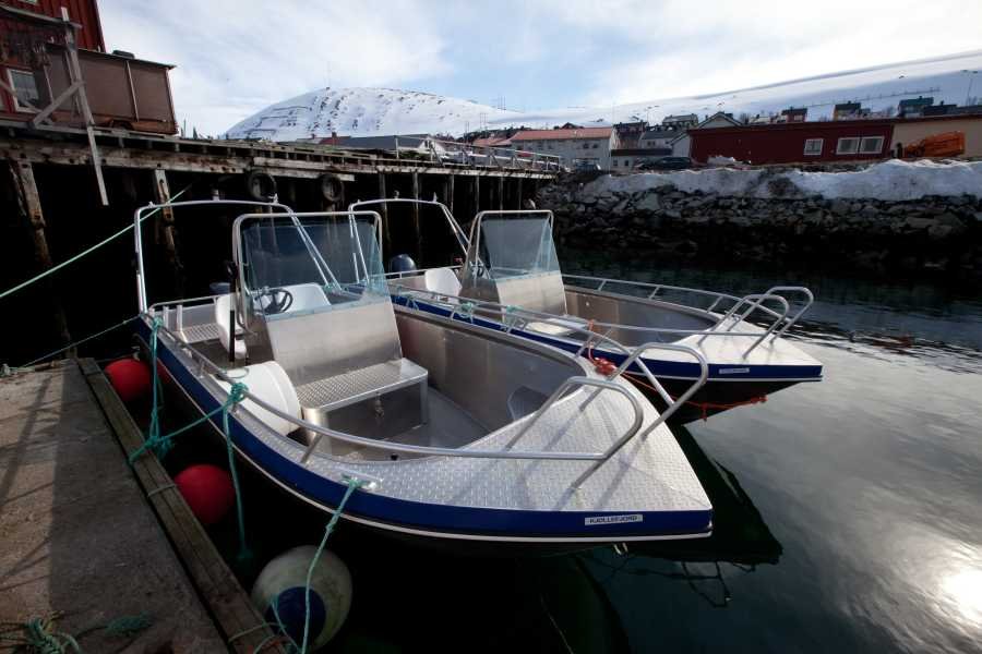 Apartment inklusive eines 19 Fuß langen und 50 PS starken Kværnø Alu-Bootes.