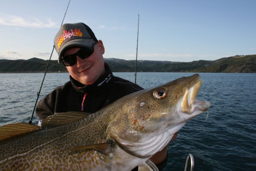 David Böttcher mit Dickdorsch vom Storgrunnen