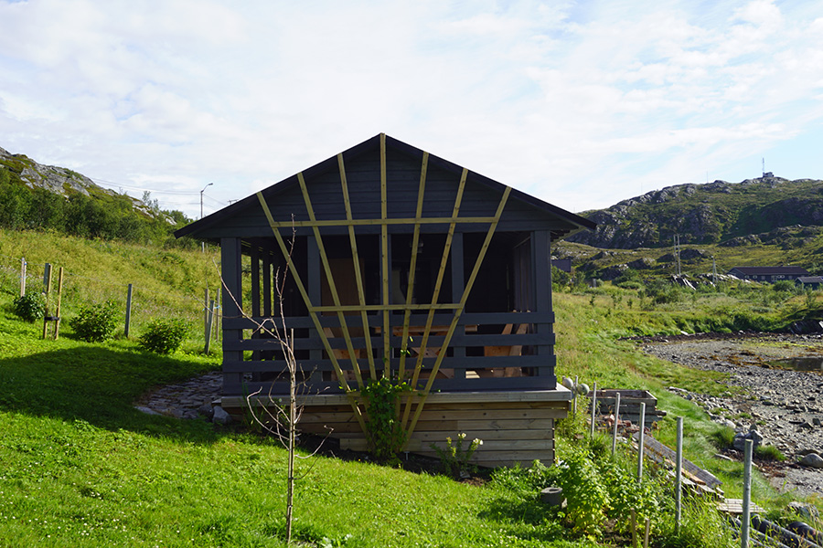 Das Grillhaus von Skjanes Sjøhus
