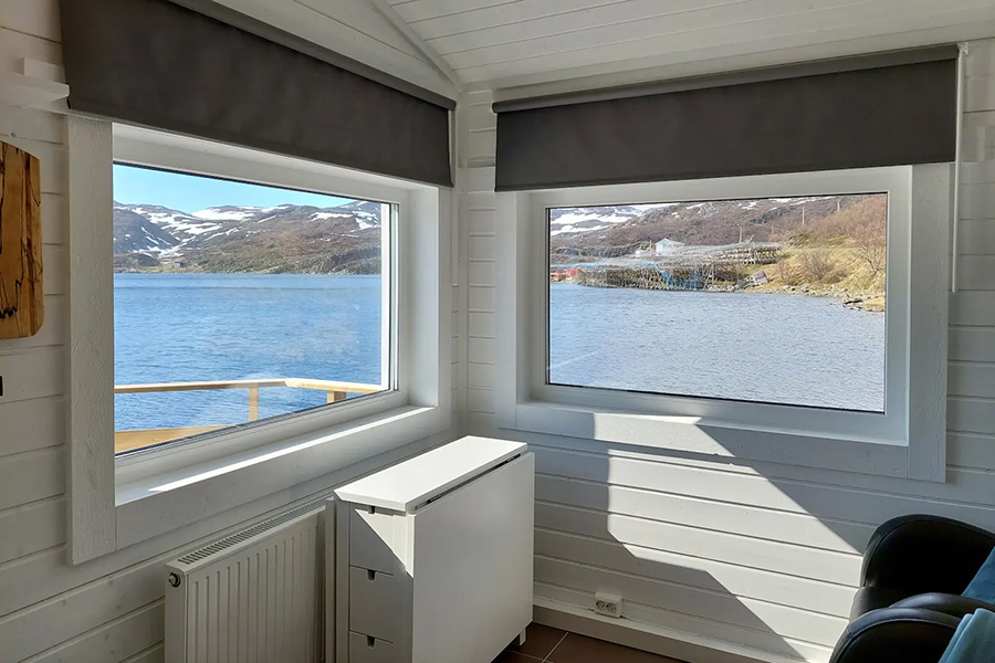 Panoramaaussicht aus dem Skjanes Sjøhus