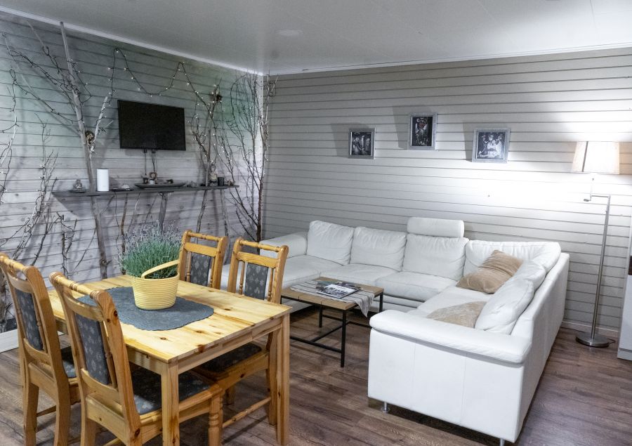 Apartment 1 Wohnzimmer.