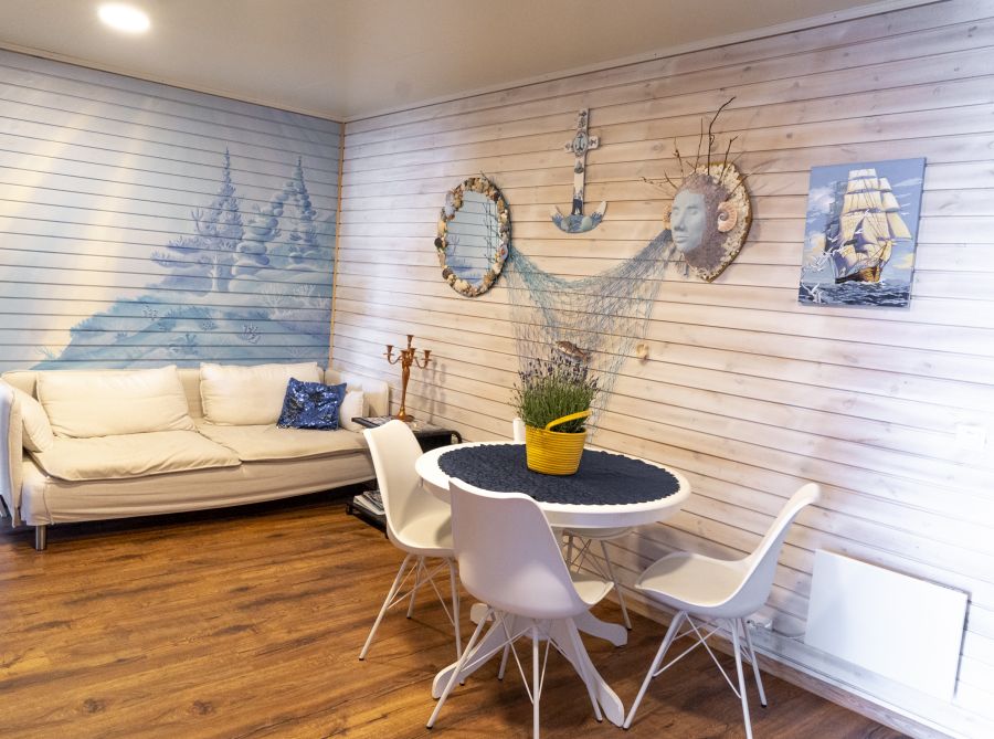 Apartment 3 Wohnzimmer.