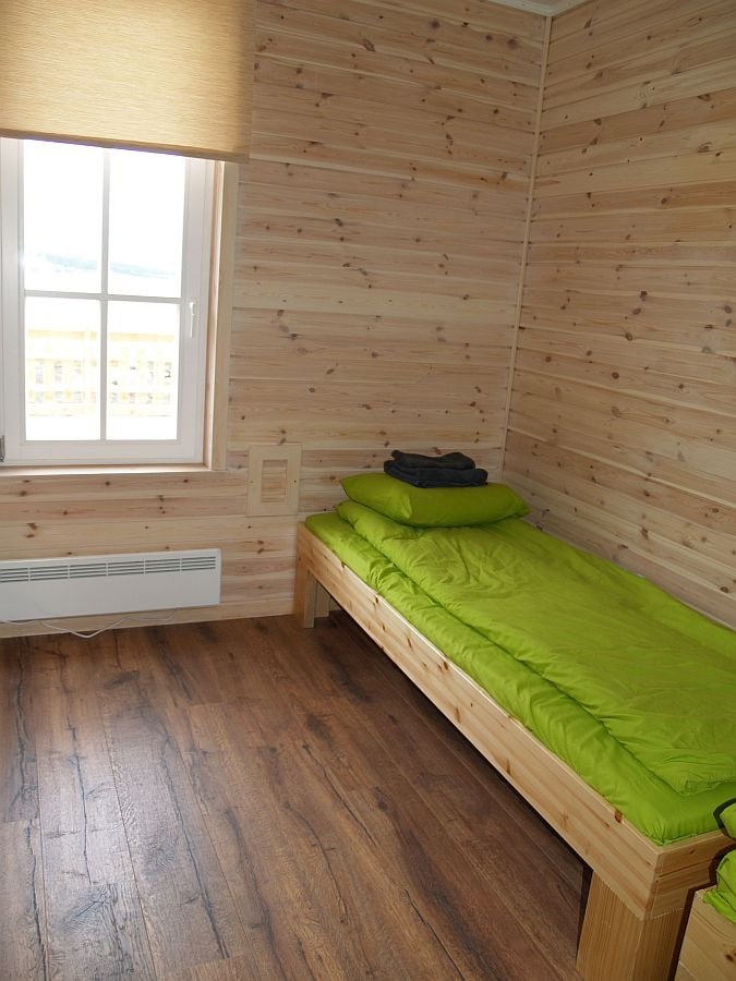 Eins der Schlafzimmer im Apartment 2.