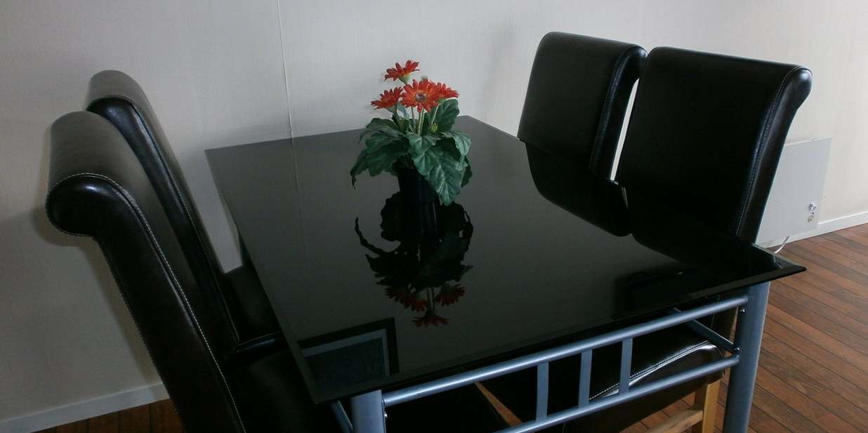 Esszimmer im Apartment.