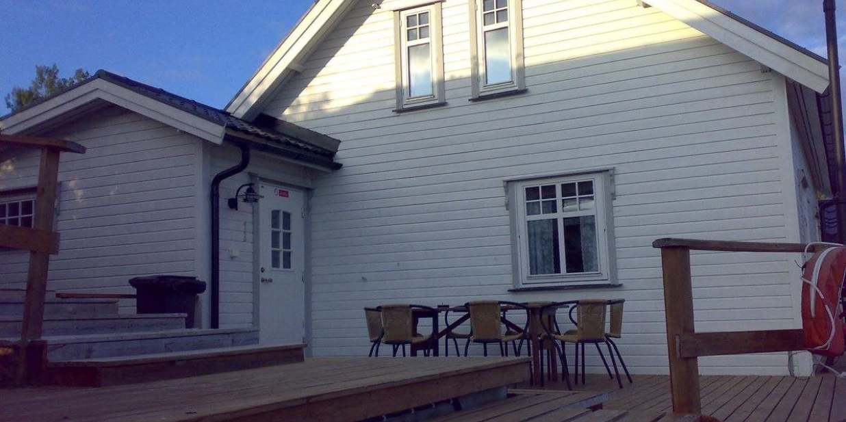 Eingang zum Skipperhaus.