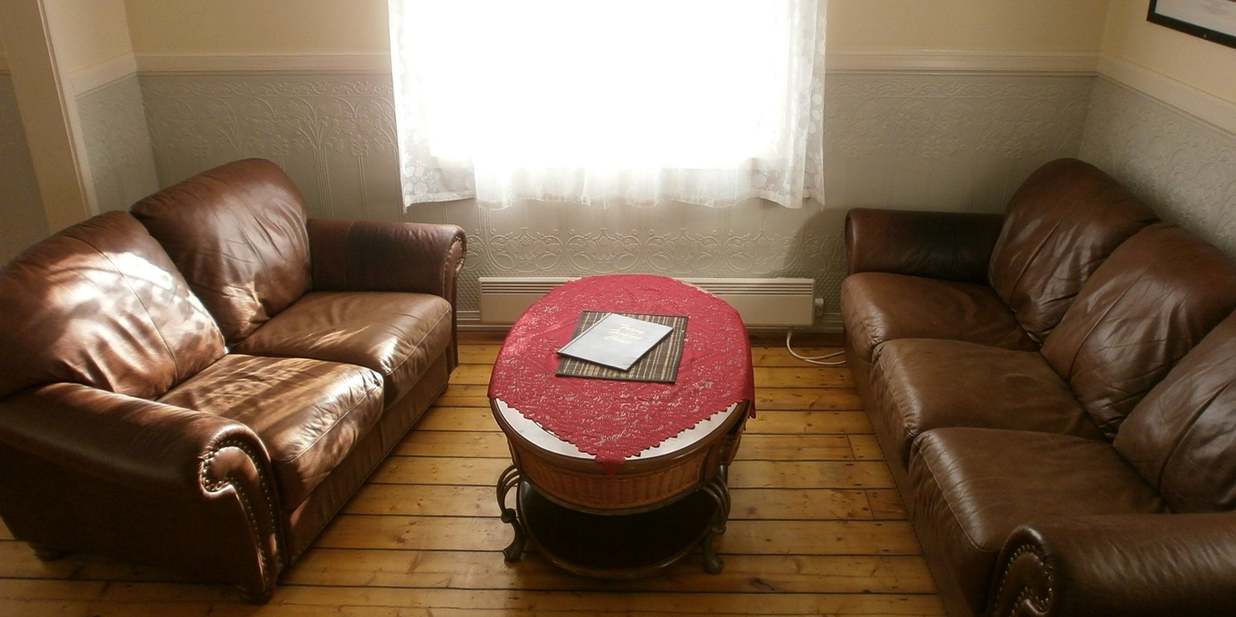 Lounge im Skipperhaus.