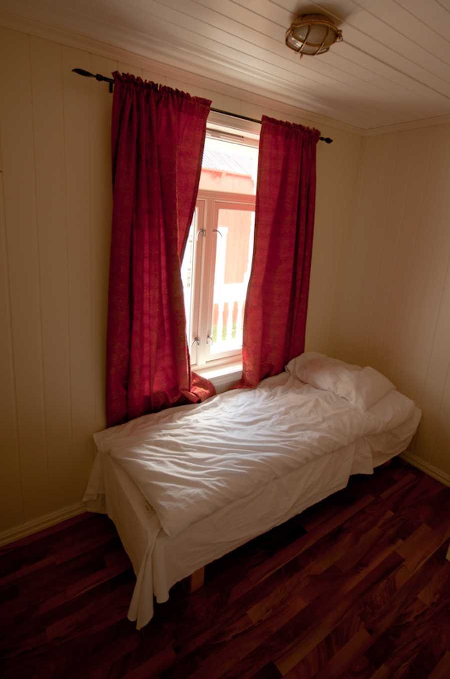 Eines der Schlafzimmer von Ole Wang Gården.