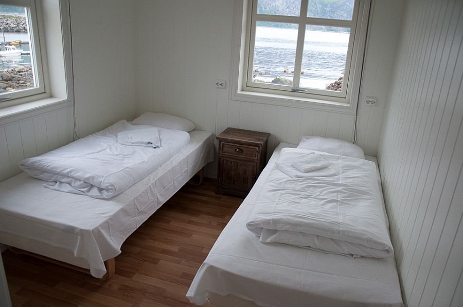 Eines der Schlafzimmer in Ragna- und/oder Solveigstua.