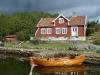 Ferienhaus >Fjeldet< - dieses Ferienhaus ist zweifelsfrei ein Norwegischer Traum - dieses historische Holzboot ist NICHT IHR ANGELBOOT ! ;-)