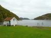 Blick vom Haus auf den Sellegrodsfjord