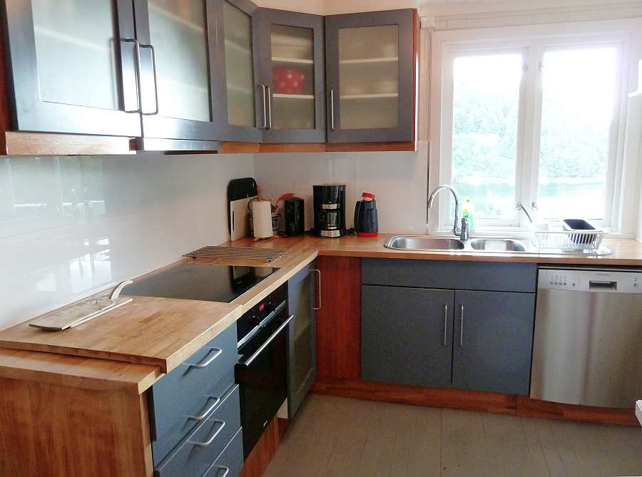 Die Küche des Ferienhauses