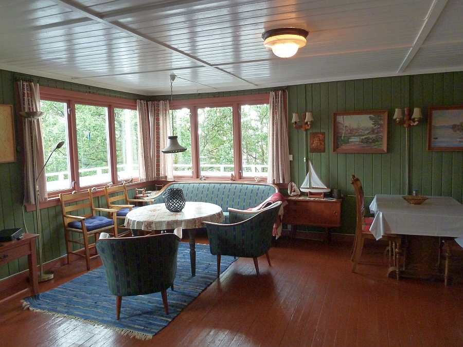 Der Wohnbereich des Ferienhauses
