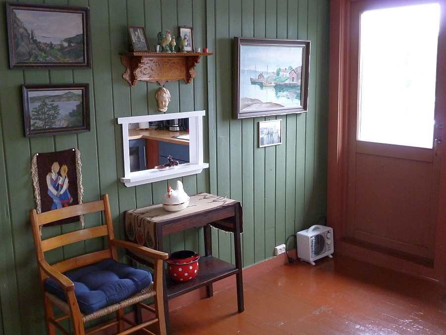 Die Durchreiche vom Wohnzimmer zur Küche