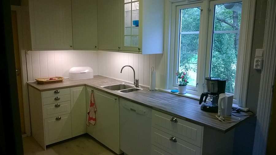 Die Küche des Ferienhauses Vika