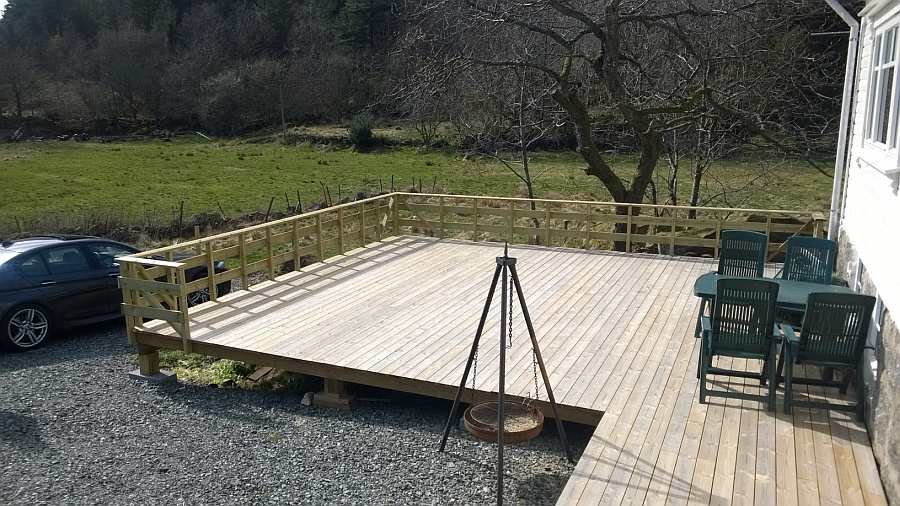 Die fertige Terrasse