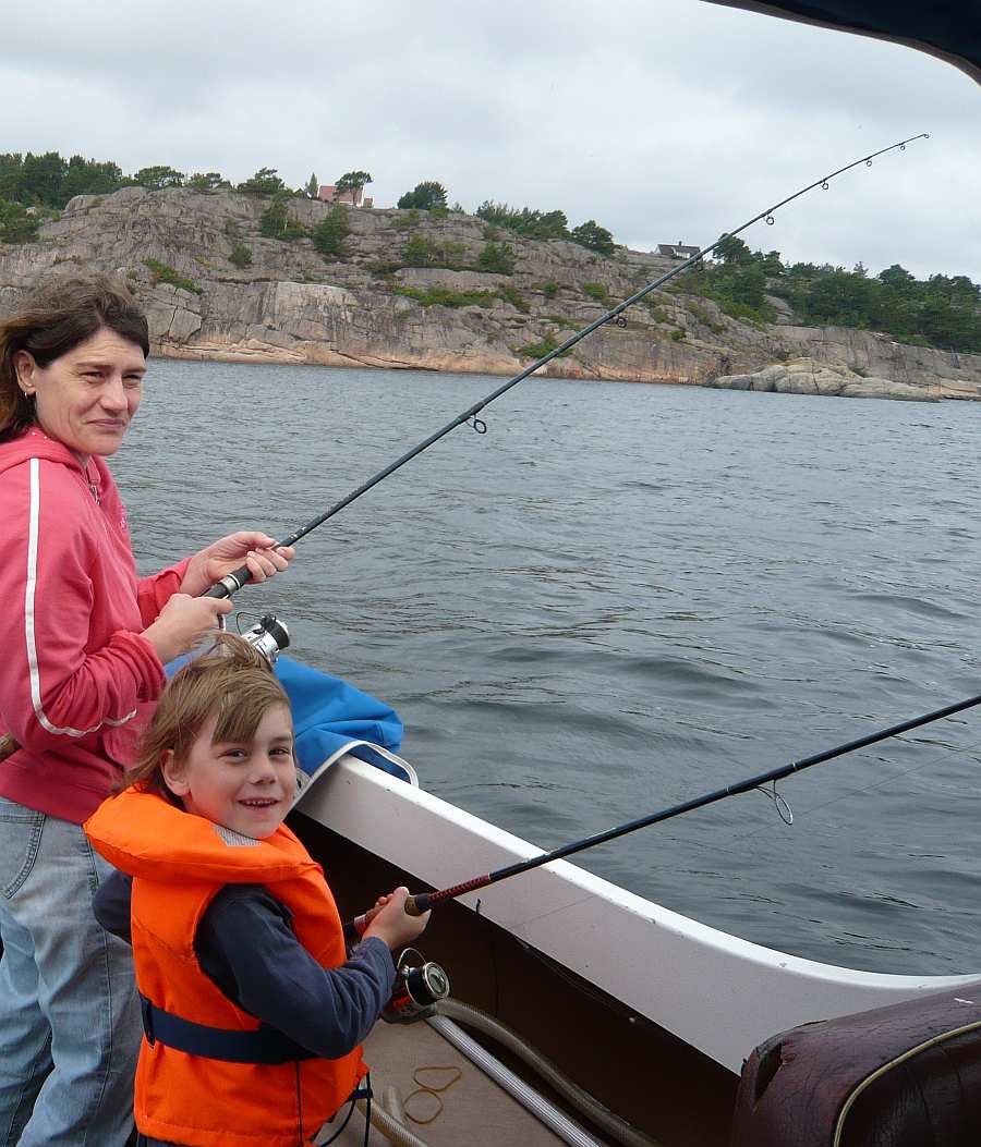 Schärenküste bei Farsund - geeignet für große und kleine Angler