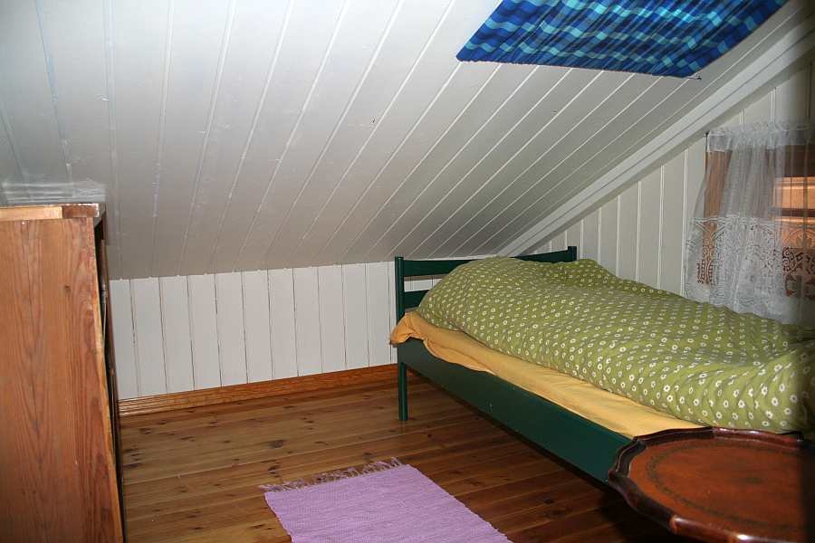 Haushälfte Westersiden No.9: Eines der beiden Schlafzimmer mit je 1 Einzelbett