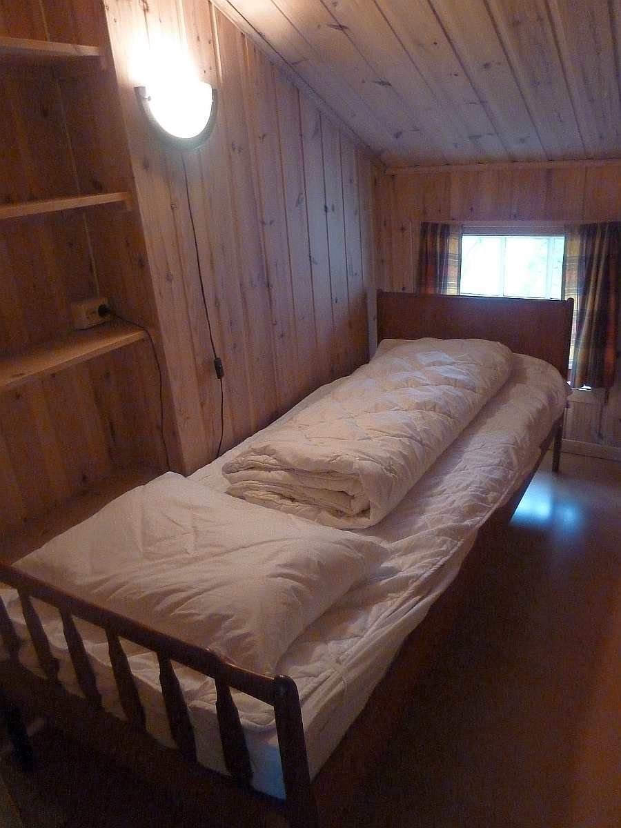 Haushälfte Westersiden No.8: Eines der beiden Schlafzimmer mit je 1 Einzelbett