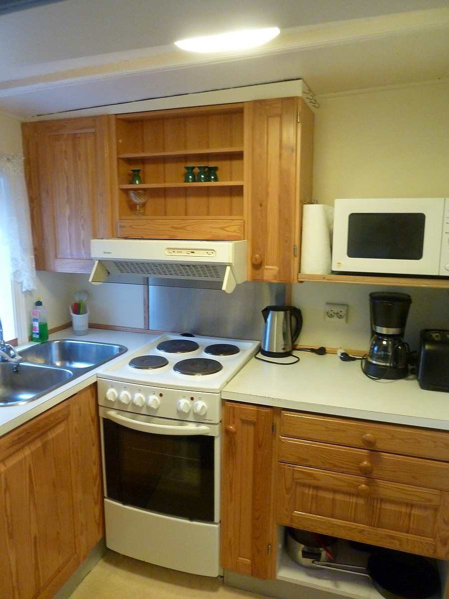 Die kleine Küche der Haushälfte Westersiden No.9