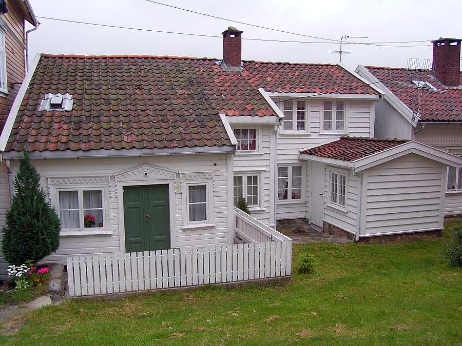 Ferienhaus Westersiden in Farsund: hier Eingang Haushälfte  No.9