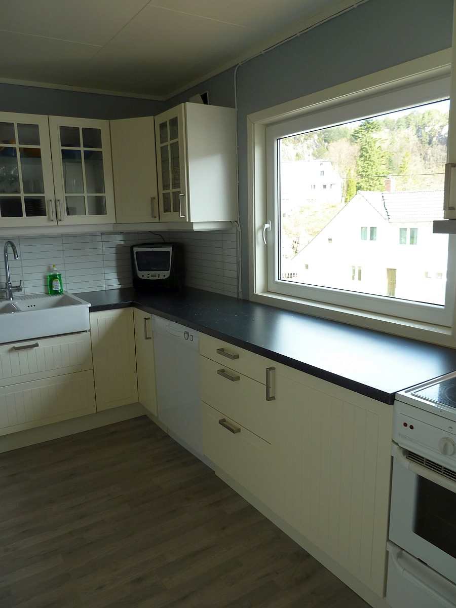 Die Küche ist komplett ausgestattet