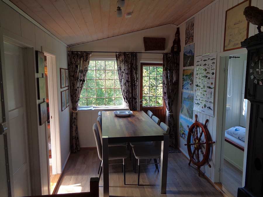 Die Essecke des Ferienhauses