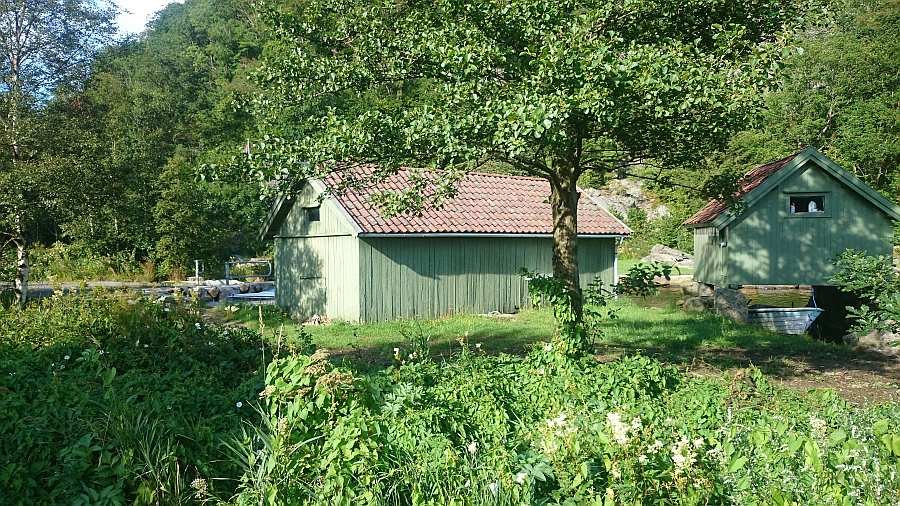 Das zum Haus gehörende eigene Bootshaus