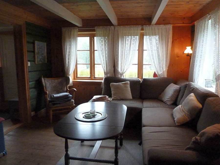 Der Wohnbereich des Ferienhauses
