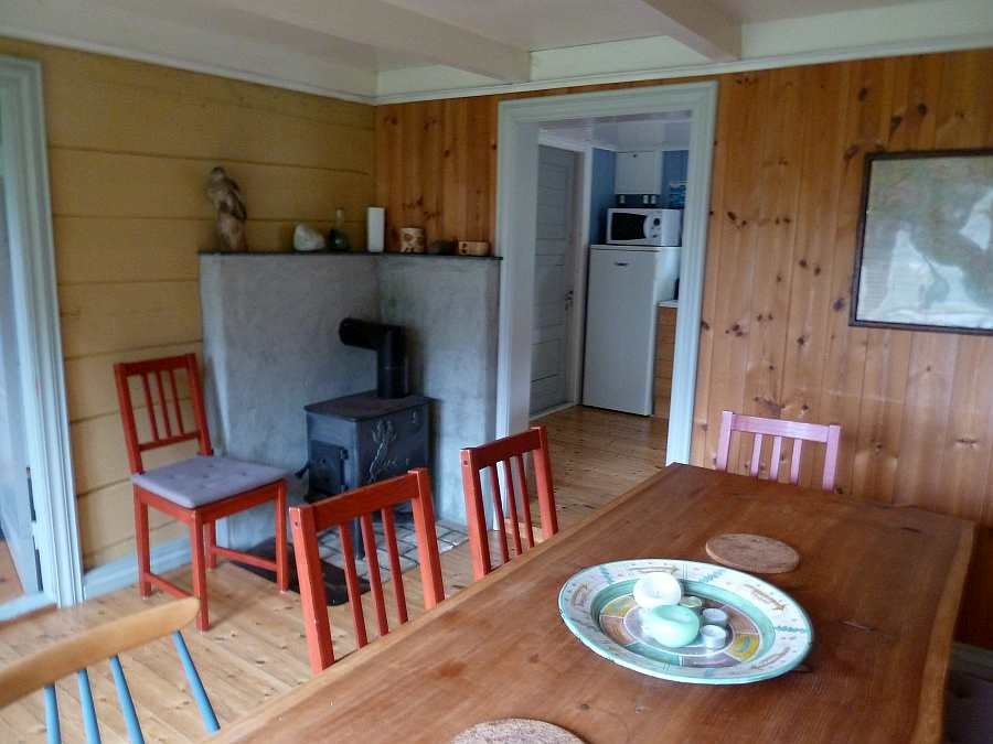 Das zusätzliche Esszimmer des Ferienhauses