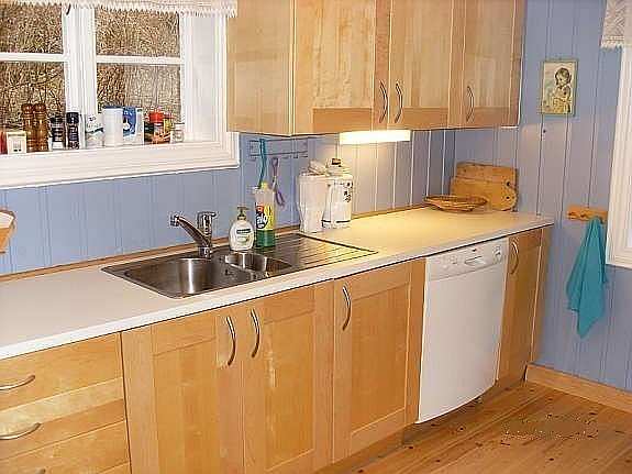 Die Küche ist komplett ausgestattet...