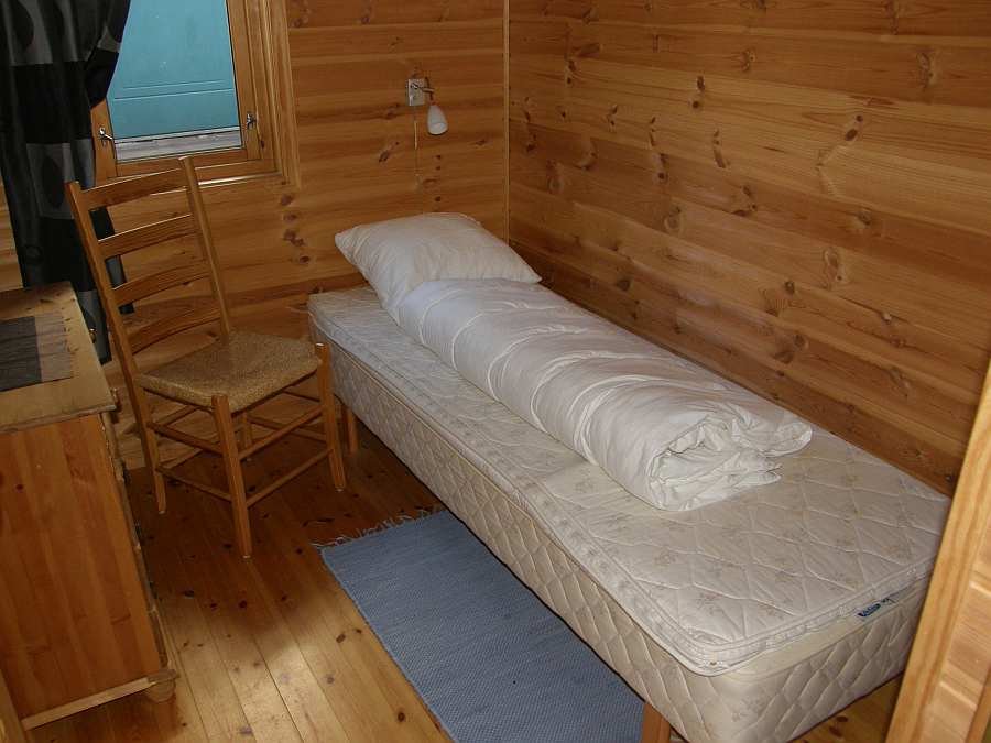 Schlafzimmer mit einem Einzelbett