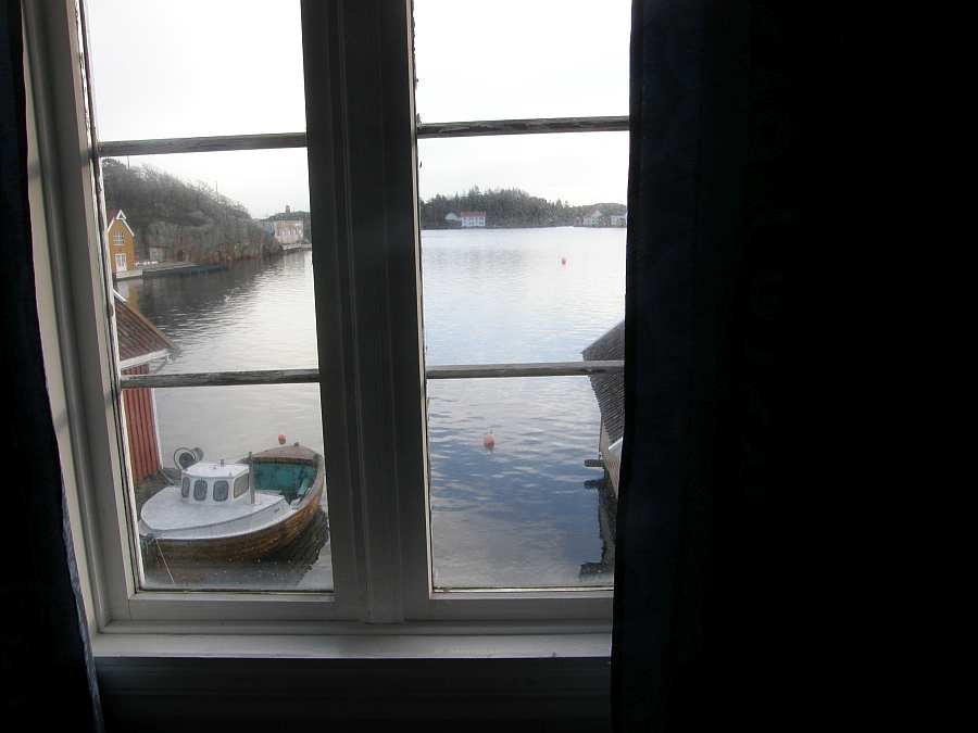 Blick aus einem Schlafzimmer