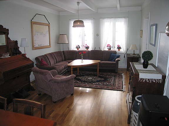 Der Wohnbereich des Ferienhauses