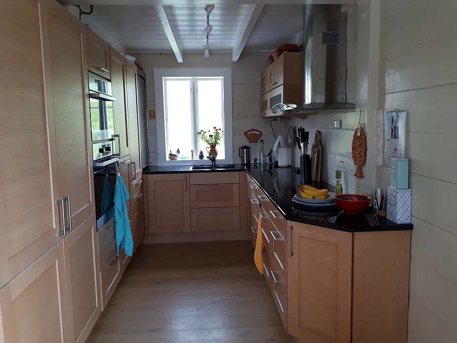 Die offene Studioküche des Ferienhauses Die offene Studioküche des Ferienhauses