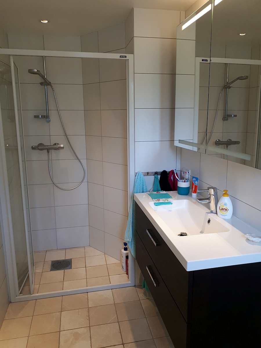 Bad 1   mit Dusche, Waschbecken und WC Bad 1   mit Dusche, Waschbecken und WC