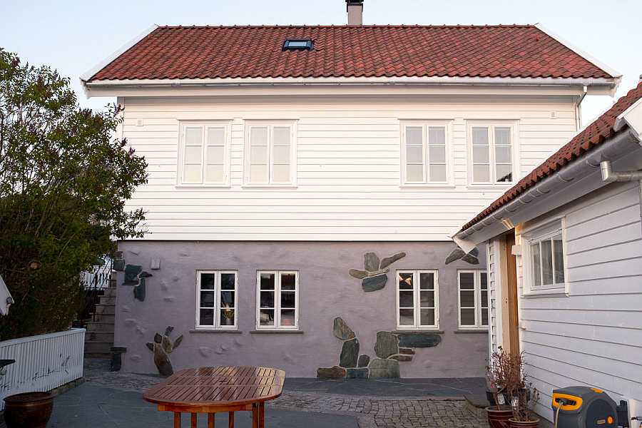 Die Terrasse des Ferienhauses - direkt am Wasser Die Terrasse des Ferienhauses - direkt am Wasser