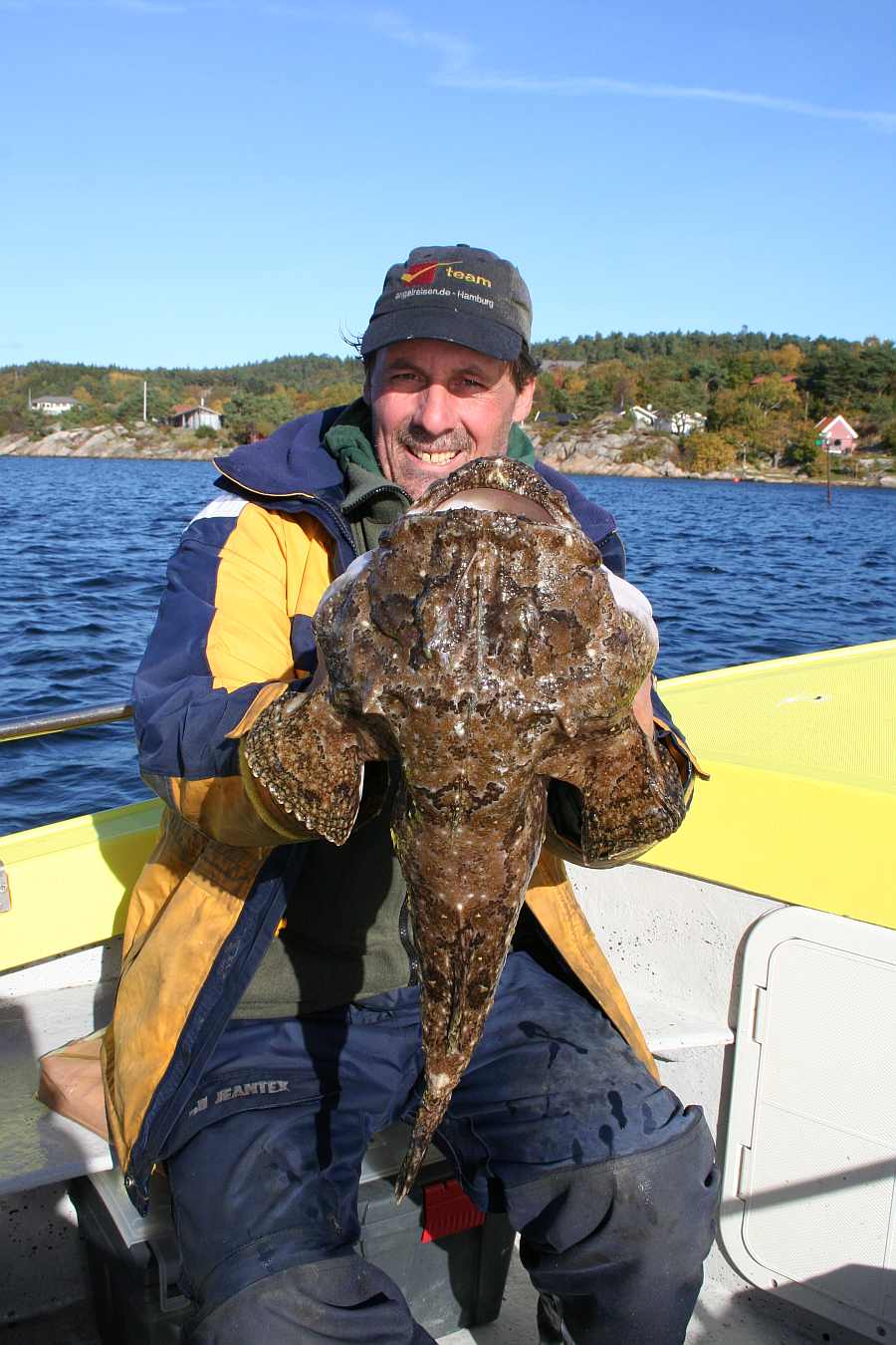 Auch von Zeit zu Zeit hier am Haken - Seeteufel