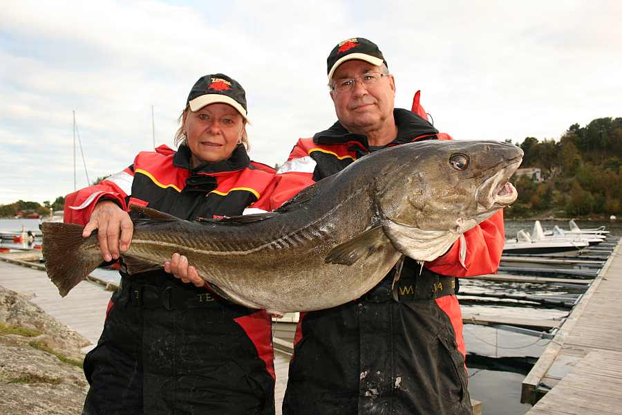 Teamarbeit in Sachen Dorsch im Oktober