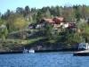 Die Lage des Ferienhauses Fjordstua am Wasser