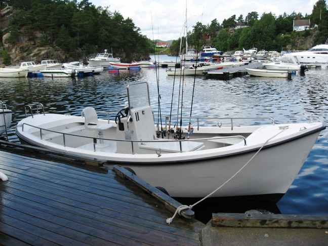 Dieselboot 22 Fuß mit Echolot.