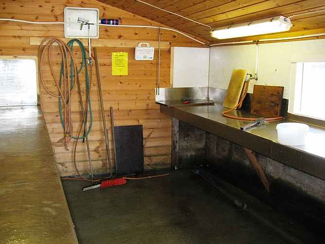 Das Filitierhaus der Anlage.