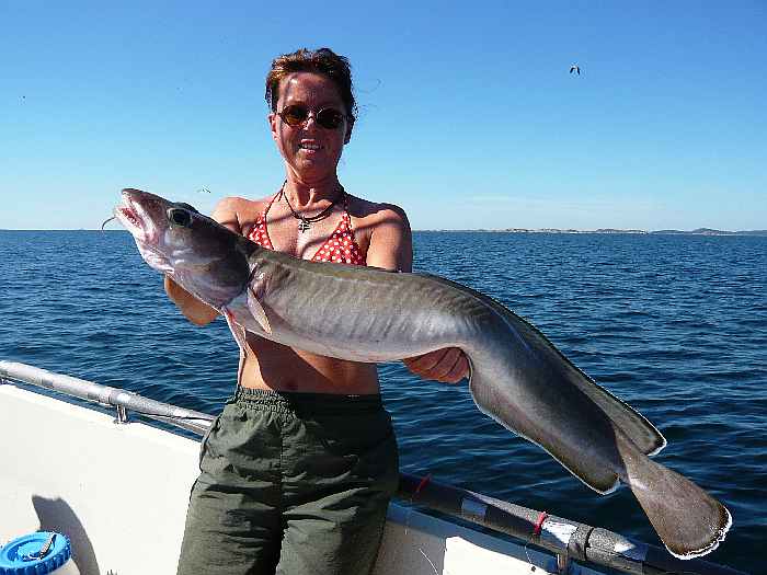 Schöner Leng: Beim Naturköderangeln überlistet.