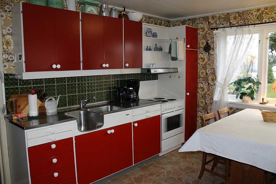 Die komplett ausgestattete Küche des Hauses