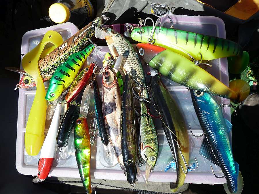 Köder in Benutzung...