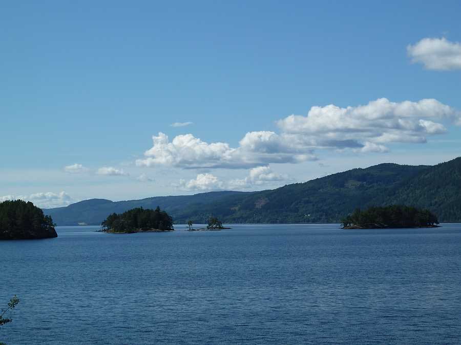 Die Inselgruppe unweit vom Ferienhaus