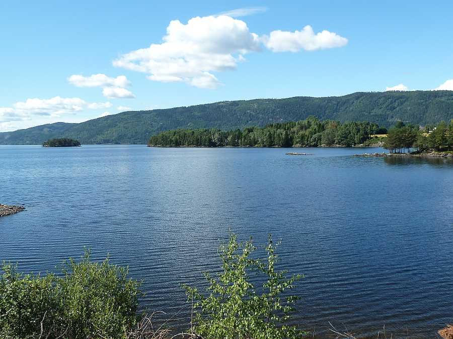 Blick auf den See Randsfjorden