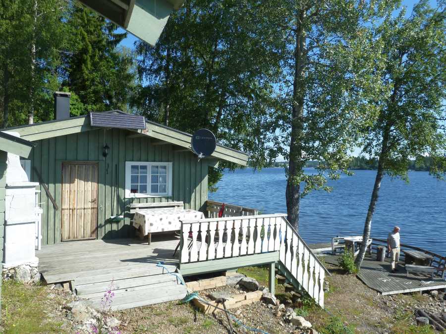 Ferienhaus Hovlund - direkte Lage am See Einafjorden