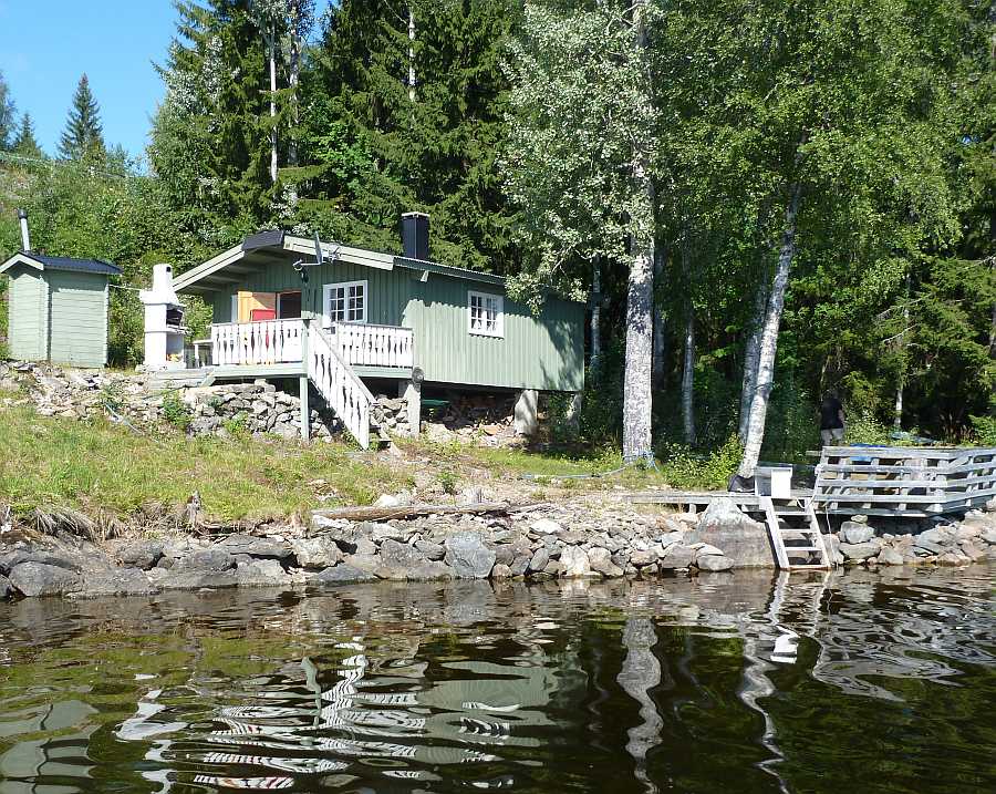 Das Ferienhaus liegt in Alleinlage