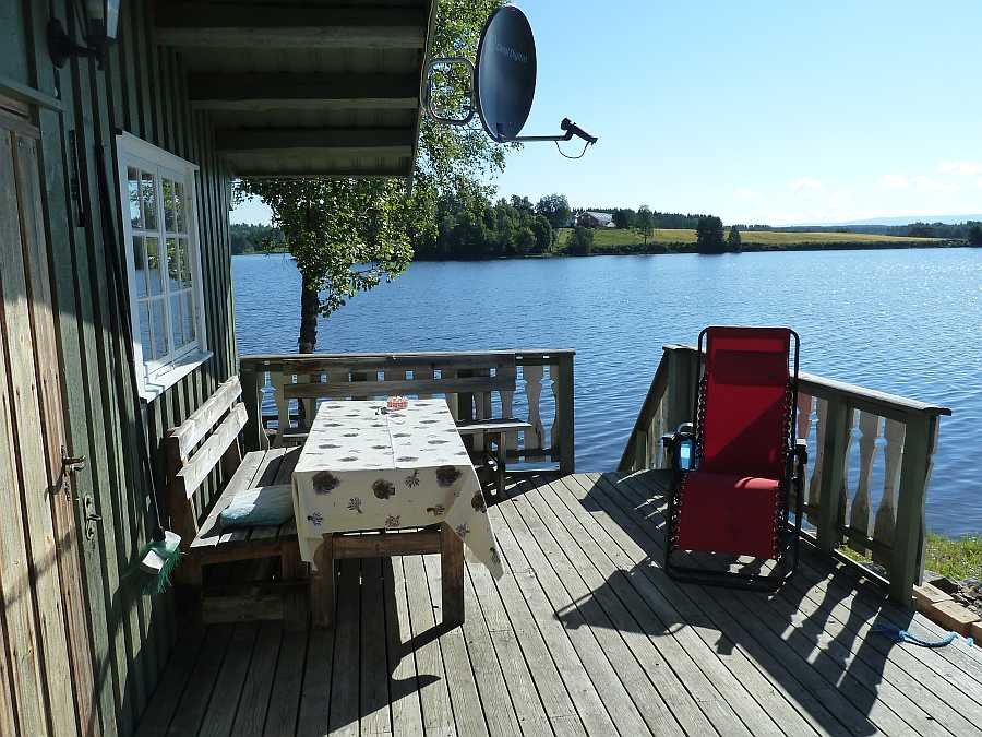 Die Veranda mit Seeblick