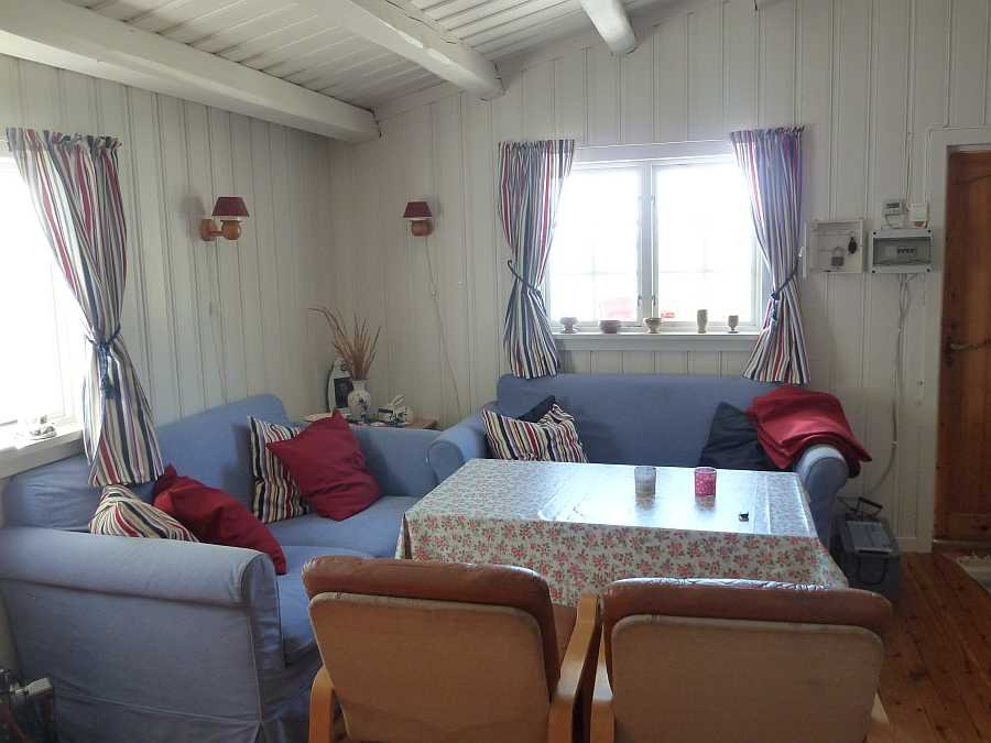 Der Wohnbereich des Ferienhauses